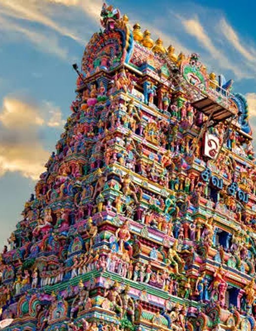 Kapaleeshwarar Temple gopuram, Mylapore, Chennai, about 5.5 km from The Roost
